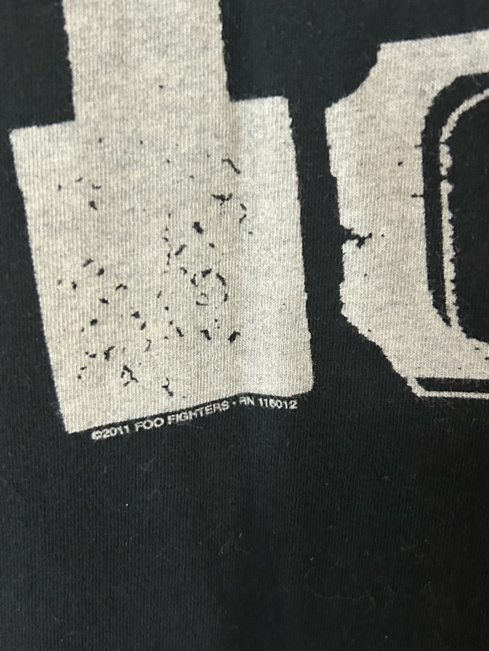 Foo Fighters Band 2011 Graphic Large L T-Shirt Short Sleeve Black - Picture 3 of 6